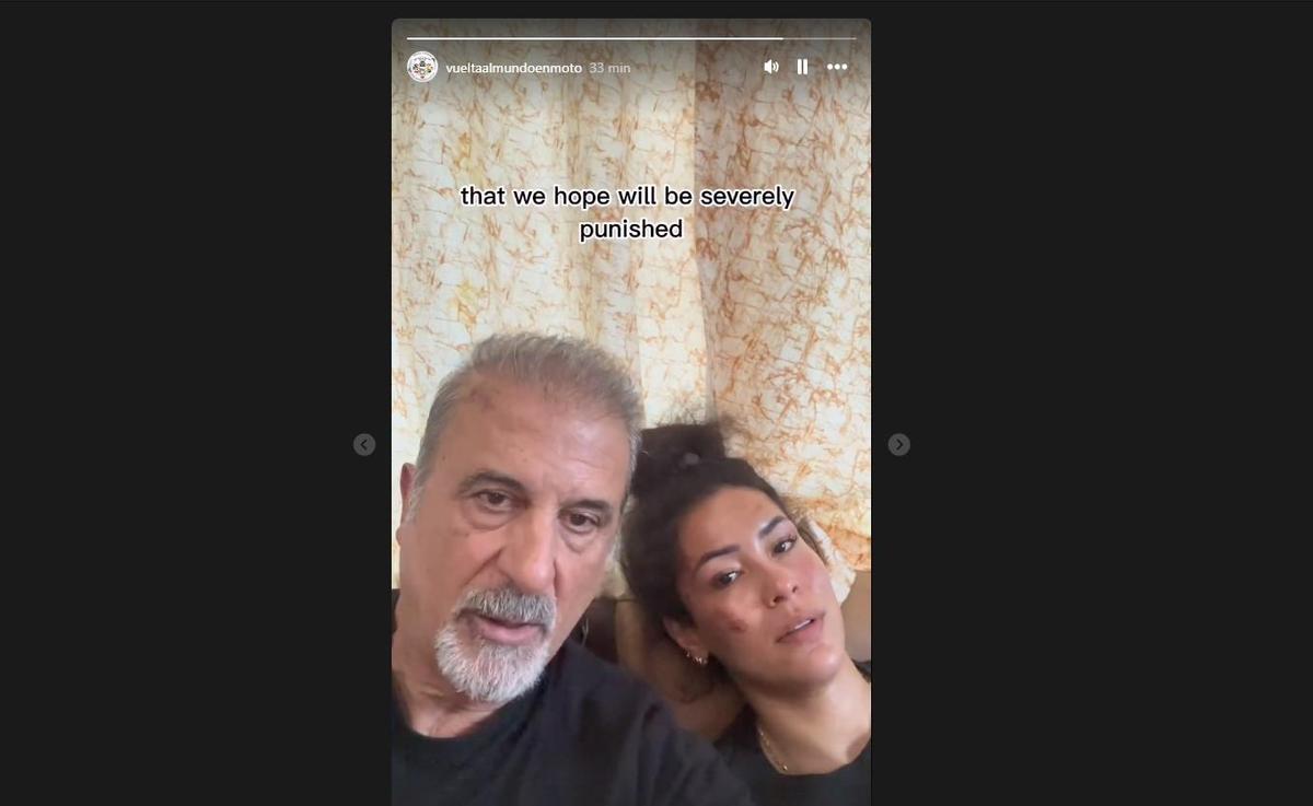 Vídeo en el que Vicente y Fernanda explican que están bien en el lugar donde la India los ha escondido para preservar su segurida.