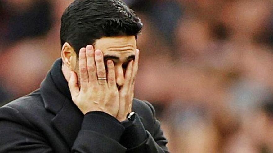 Mikel Arteta, con coronavirus