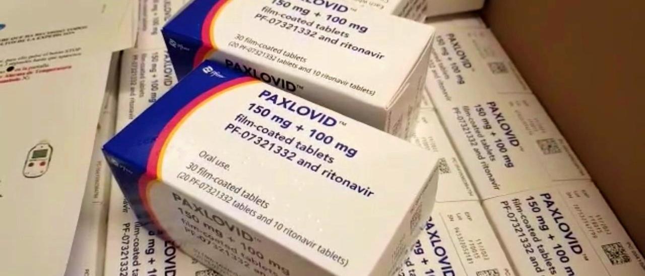 Antivirales Paxlovid contra la `covid-19.