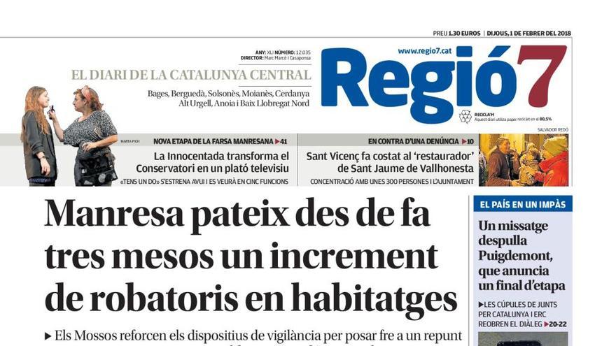 Què diuen els titulars en paper d&#039;aquest dijous?