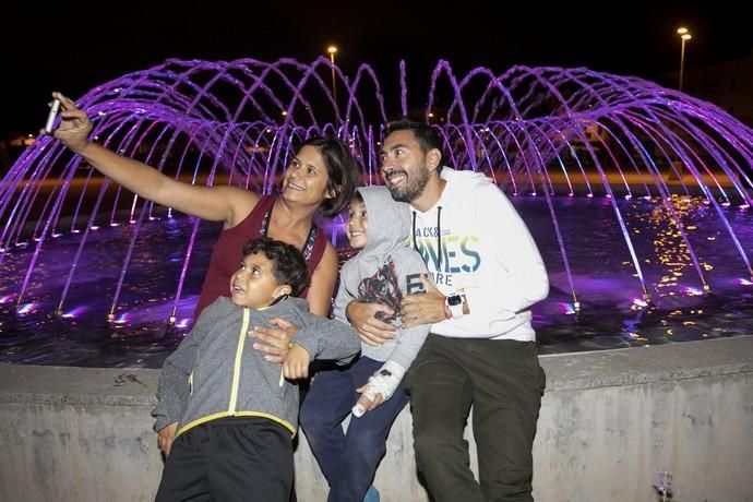 15.10.19. Telde, Gran Canaria. Inauguración plaza del barrio de La Vega , y encendido de la nueva fuente. Foto Quique Curbelo  | 15/10/2019 | Fotógrafo: Quique Curbelo