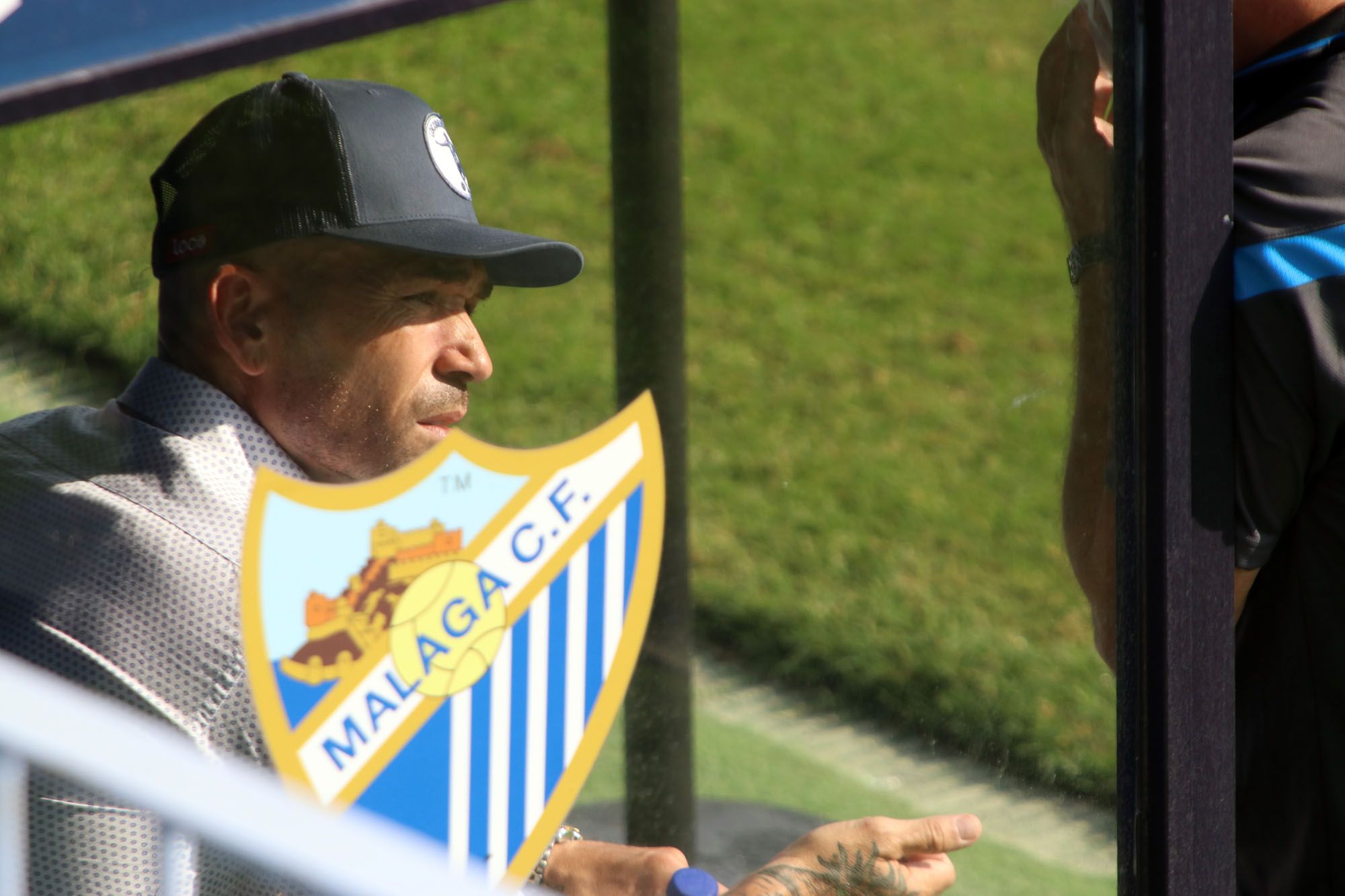 Entrenamiento a puerta abierta del Málaga CF