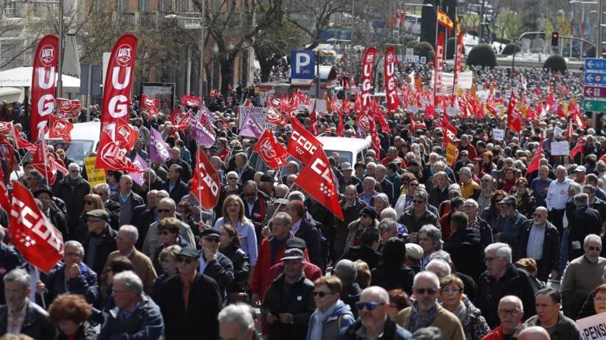 Los pensionistas han tomado Madrid.