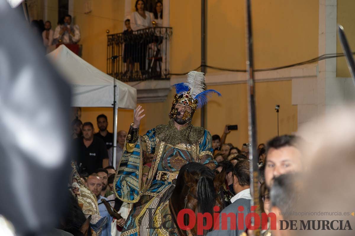 Procesión del Baño y parlamento en las Fiestas de Caravaca