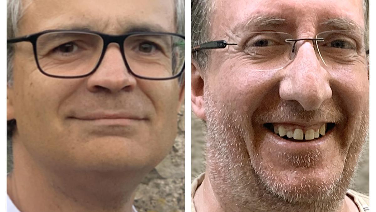 Carles Pizarro (esquerre) i Víctor Pàmies, autors dels estudis del llibre