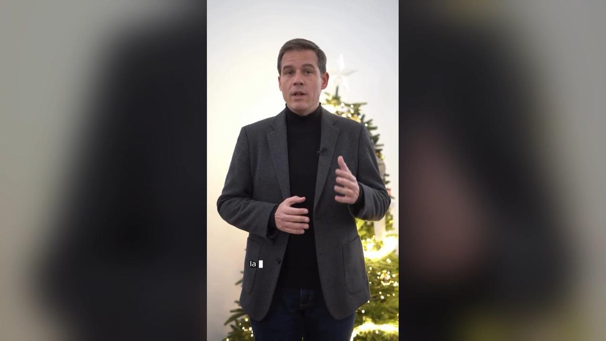 Discurso de fin de año del alcalde de Xàtiva, Roger Cerdà