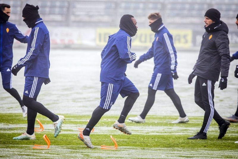 Entrenamiento del 13 de enero del Real Zaragoza