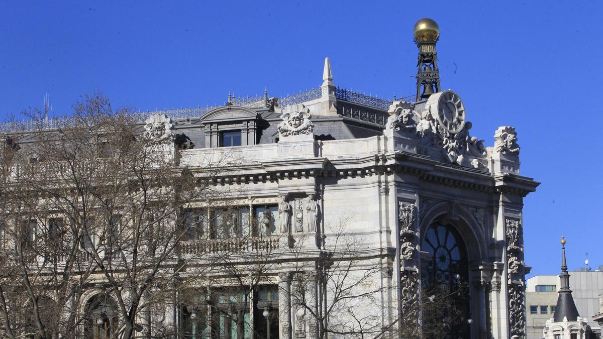 Una imagen de la fachada del Banco de España.