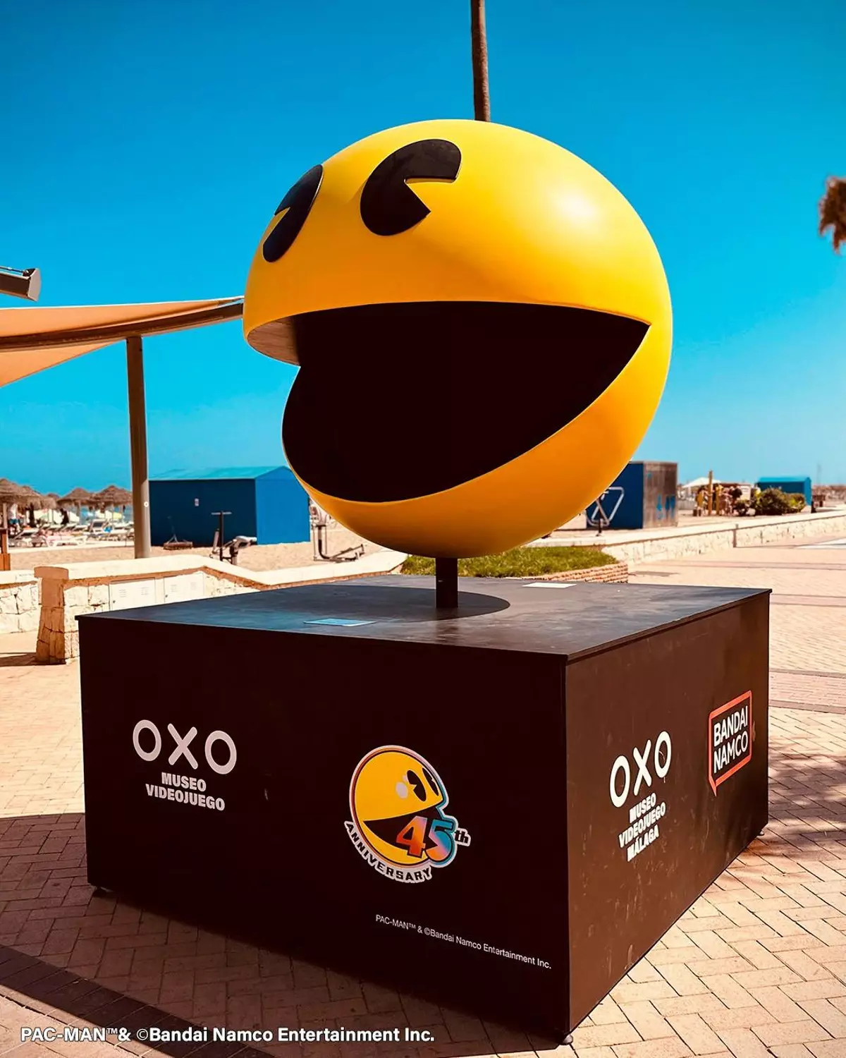 Pac Man llega a Fuengirola por su 45 aniversario de la mano de OXO