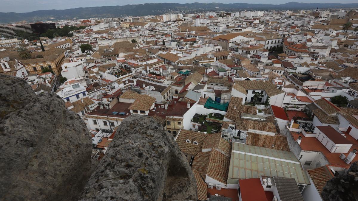 Vista de viviendas en Córdoba capital.