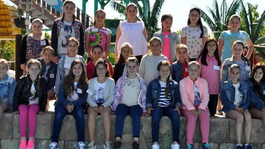 Convivencia de las candidatas a Reina infantil