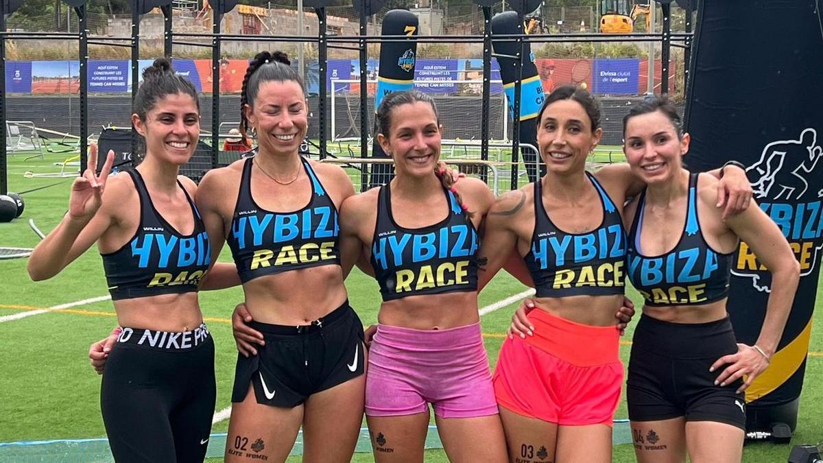 El equipo de las Sin Frenos, primeras en la Hybiza Race.