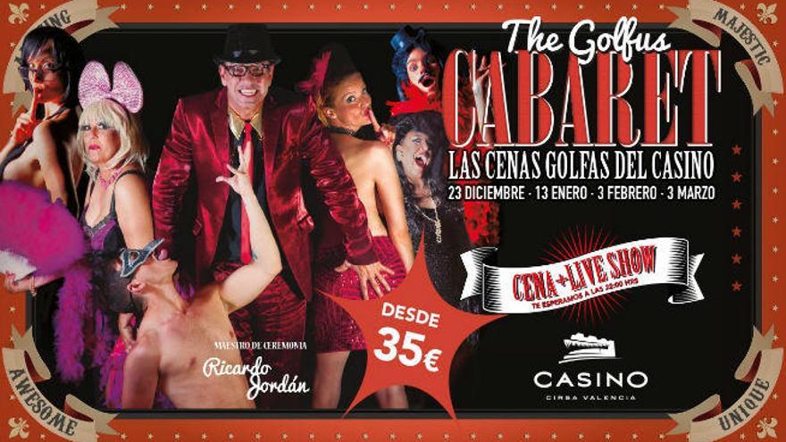 Nuevas sesiones del Cabaret de Casino Cirsa Valencia
