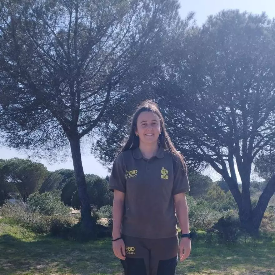 Isabel Moreno. Huelva. Becaria del CSIC en Doñana.
