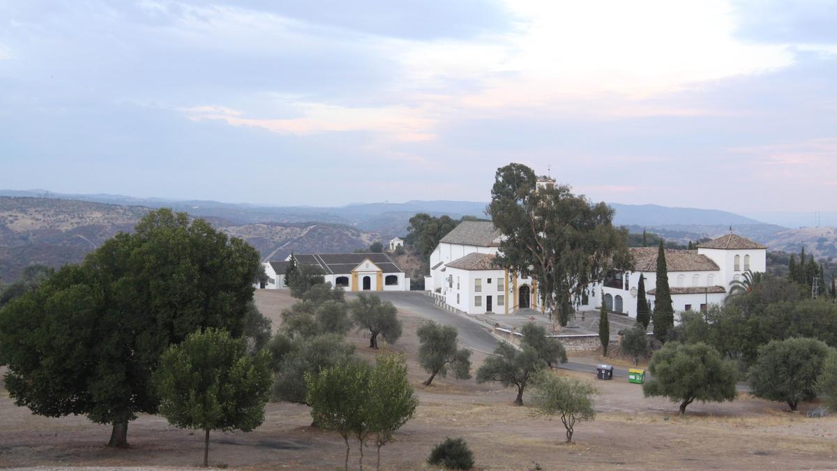 Vista del santuario de Santo Domingo.