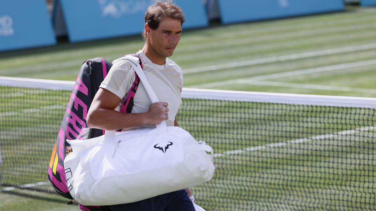 Entrenamiento de Rafa Nadal