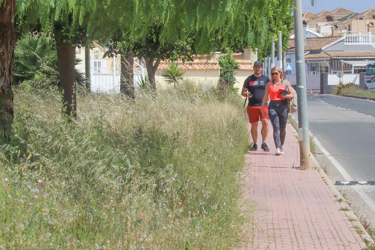 Parques en Orihuela Costa con deficiencias en el mantenimiento