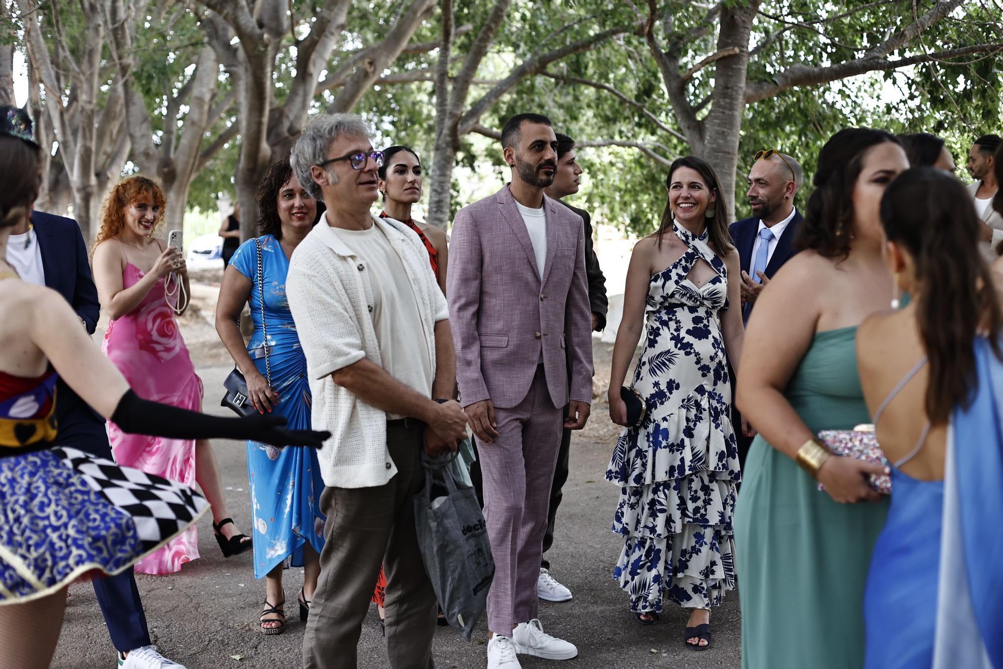 Boda de Nuria Llopis: la alfombra roja