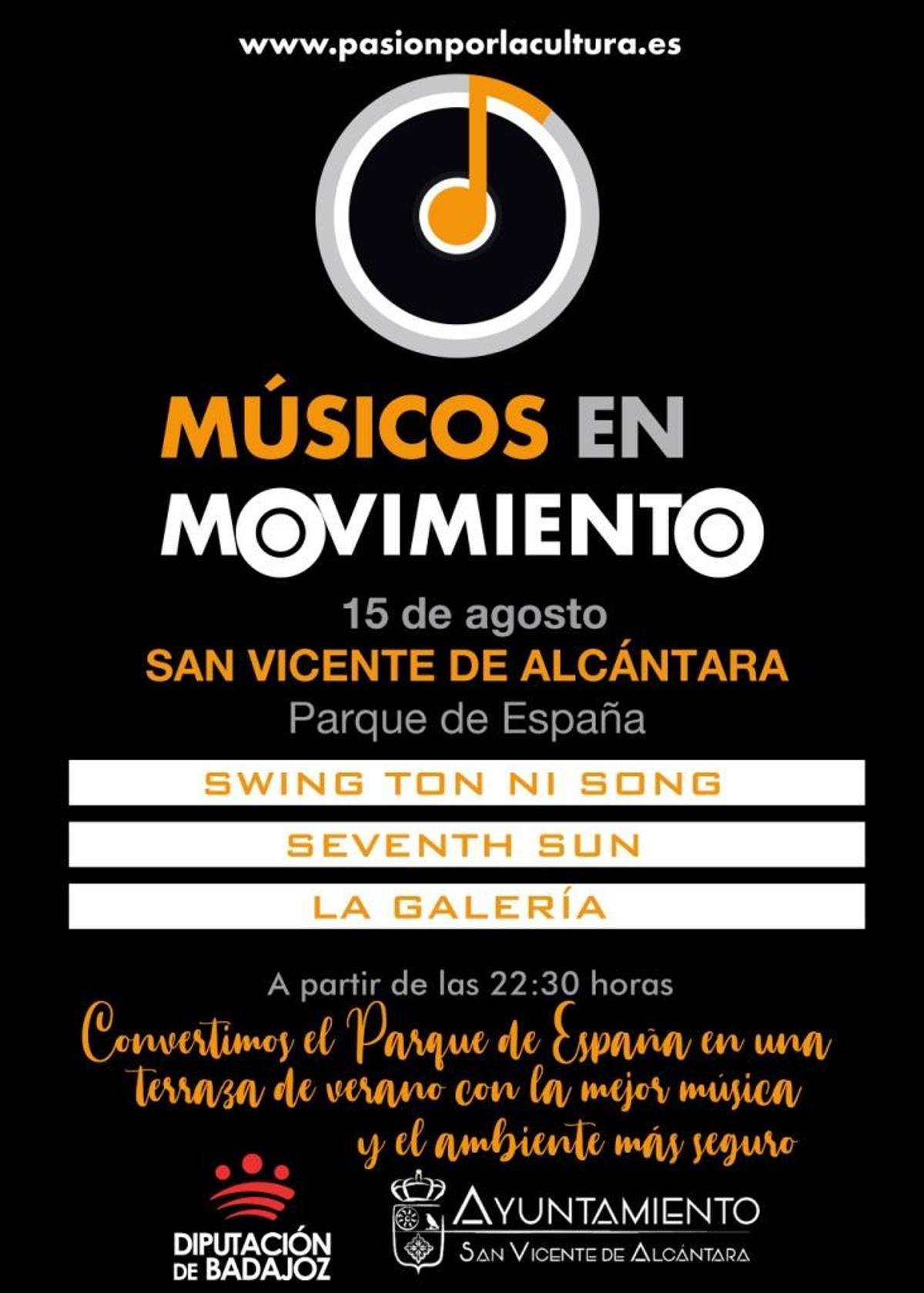 La Noche en Blanco y Músicos en Movimiento en San Vicente de Alcántara