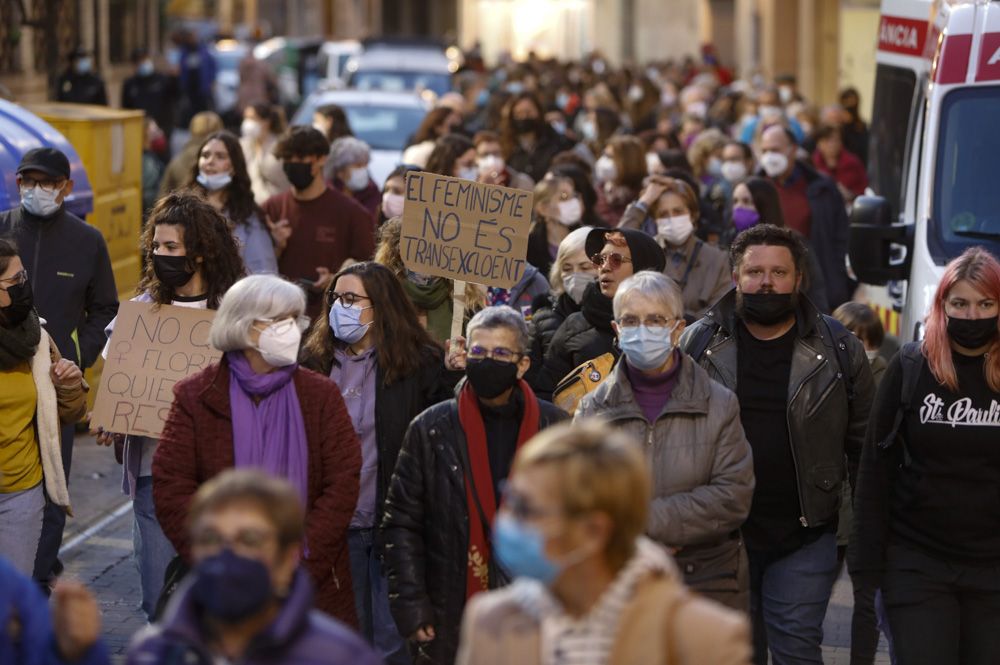 Manifestación del 8M en Sagunt.