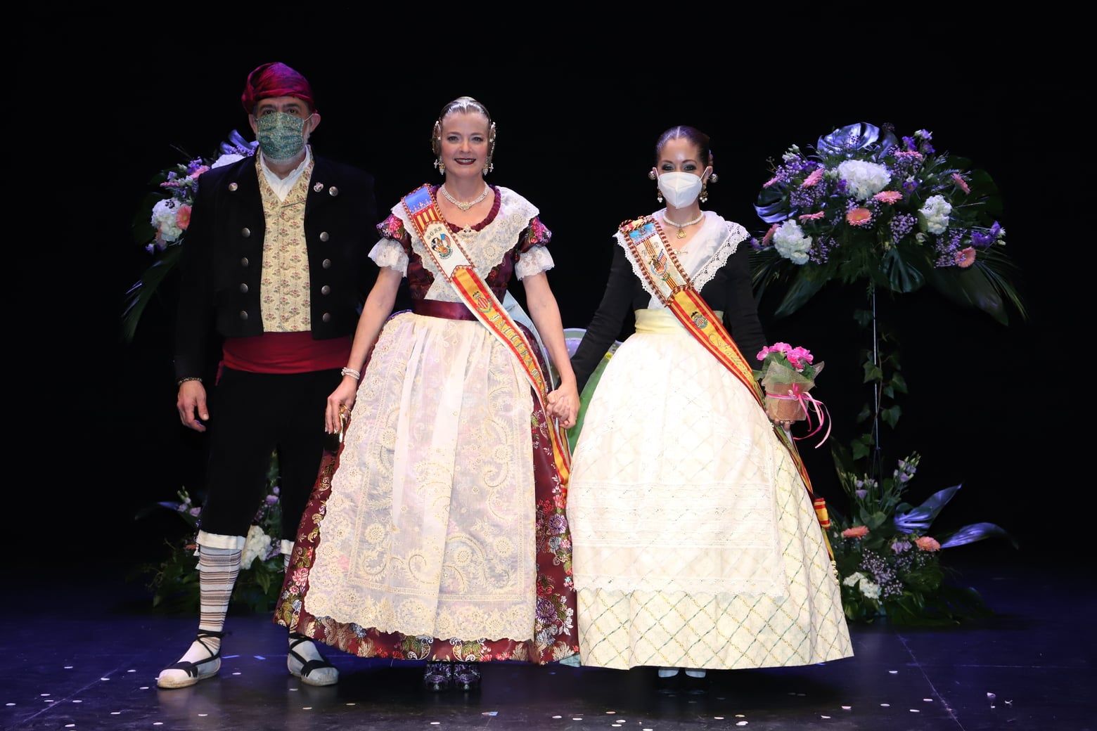 Exaltación de Patricia Sanz, fallera mayor infantil de València 1986, en Sevilla-Denia