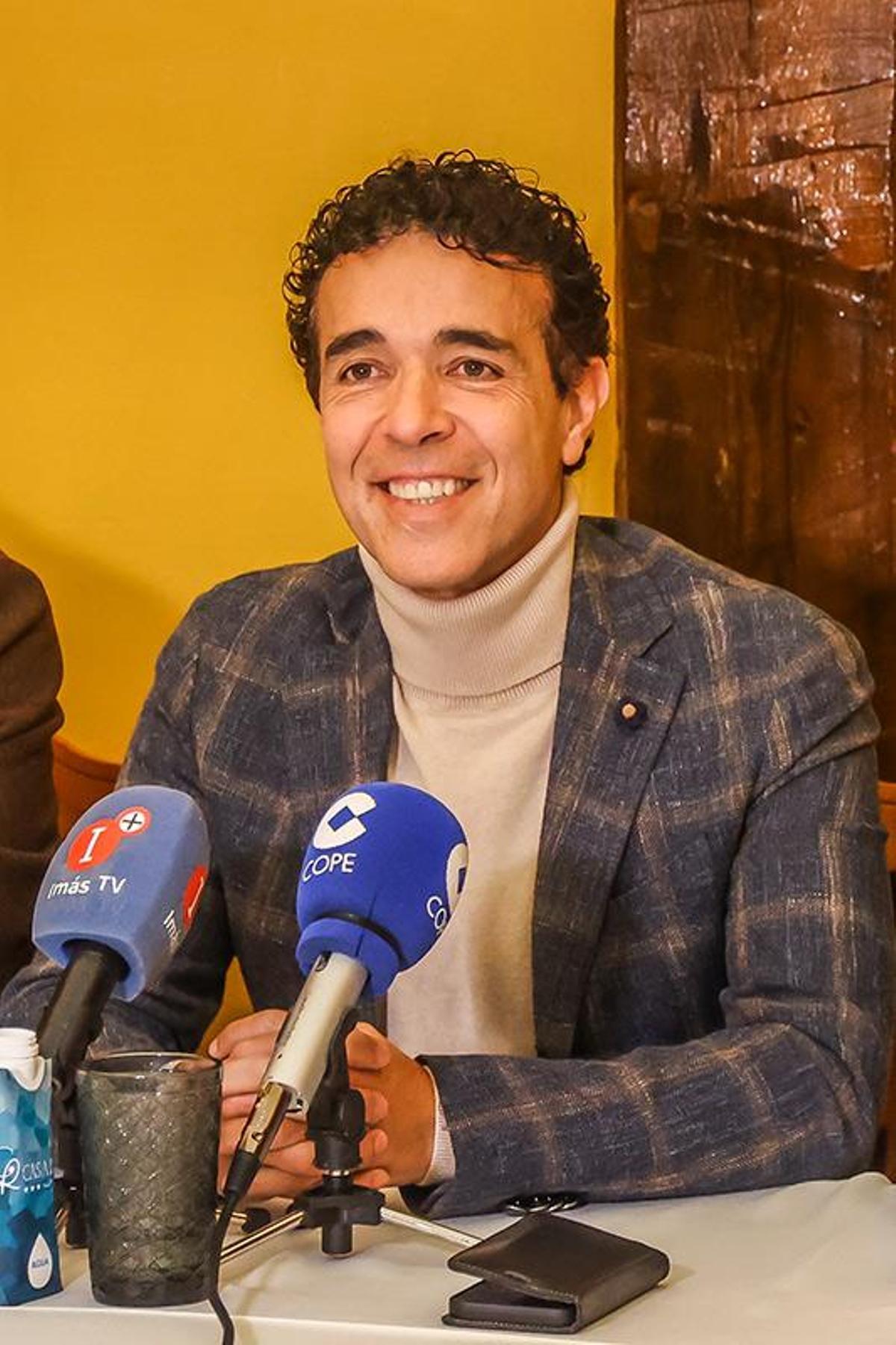 Víctor Puerto en la rueda de prensa celebrada este viernes