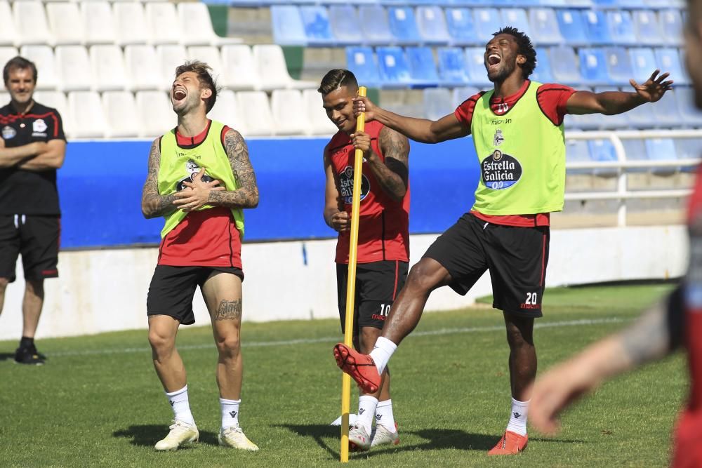 El Dépor prepara en Benidorm el partido del Elche