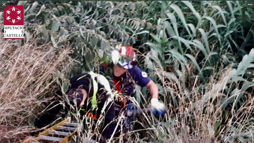 Rescatan a tres jóvenes tras caerse en un barranco de Segorbe