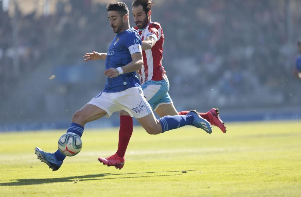 El partido del Oviedo en Lugo, en imágenes