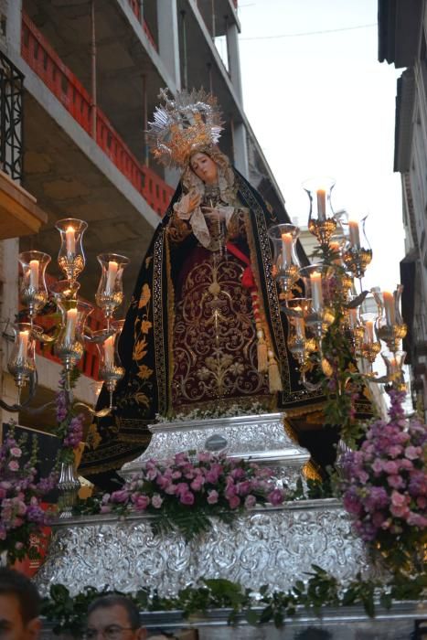 La procesión de la Virgen del Olvido marcha desde San Bartolomé