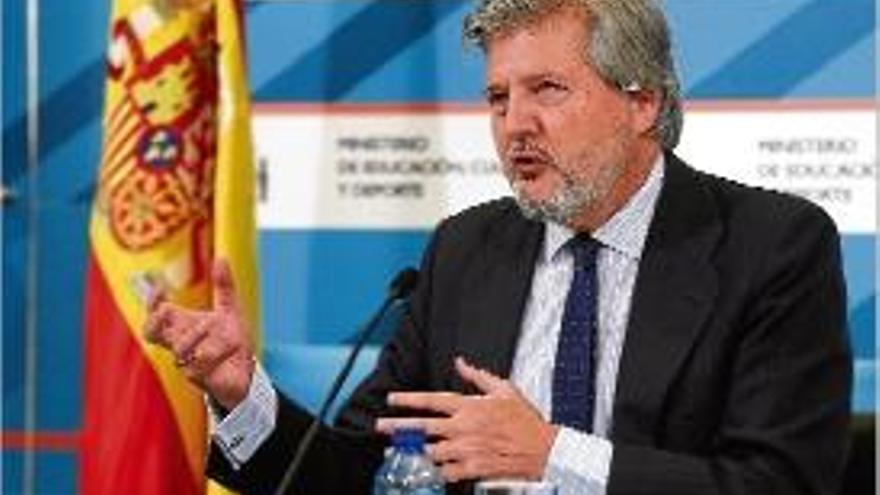 Méndez de Vigo va explicar el contingut de la reunió d&#039;ahir.