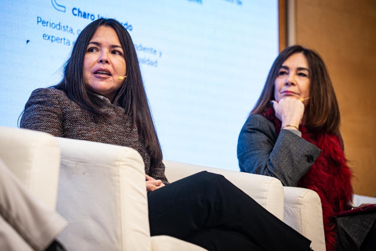 María Luisa Chacón, directora de comunicación de Procter&amp;Gamble y Charo Izquierdo, periodista experta en conciliación e igualdad