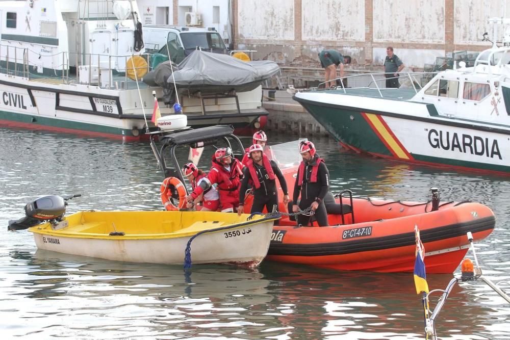 Llegan 6 personas rescatadas en una patera a Cartagena