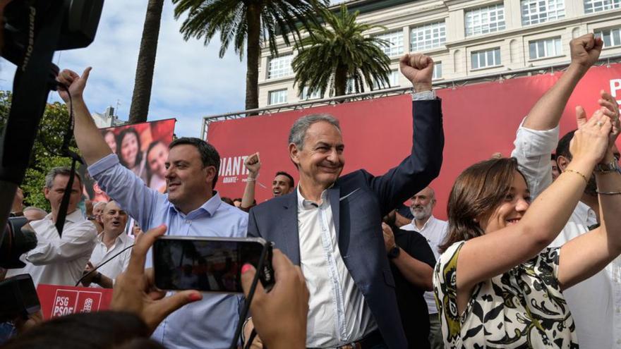 Zapatero asegura que su participación en la campaña pretende &quot;defender la verdad&quot; ante &quot;la insidia y el ataque despiadado e injusto&quot; a Sánchez