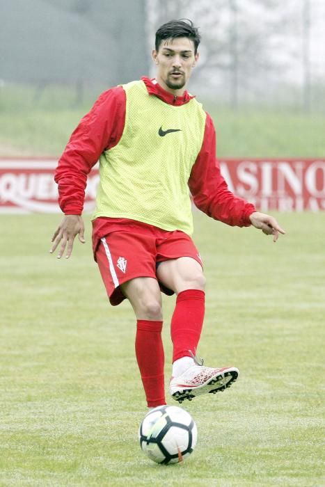 Entrenamiento del Real Sporting