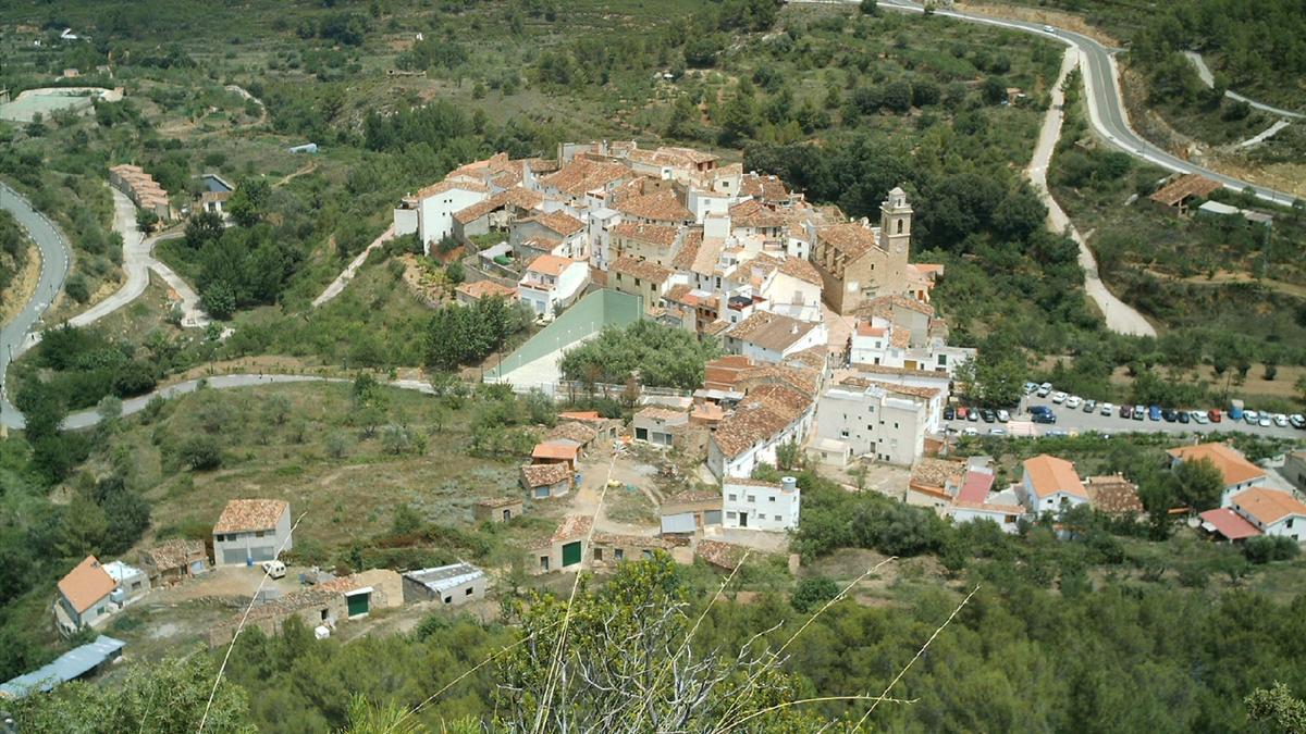 Ayódar, vista del pueblo