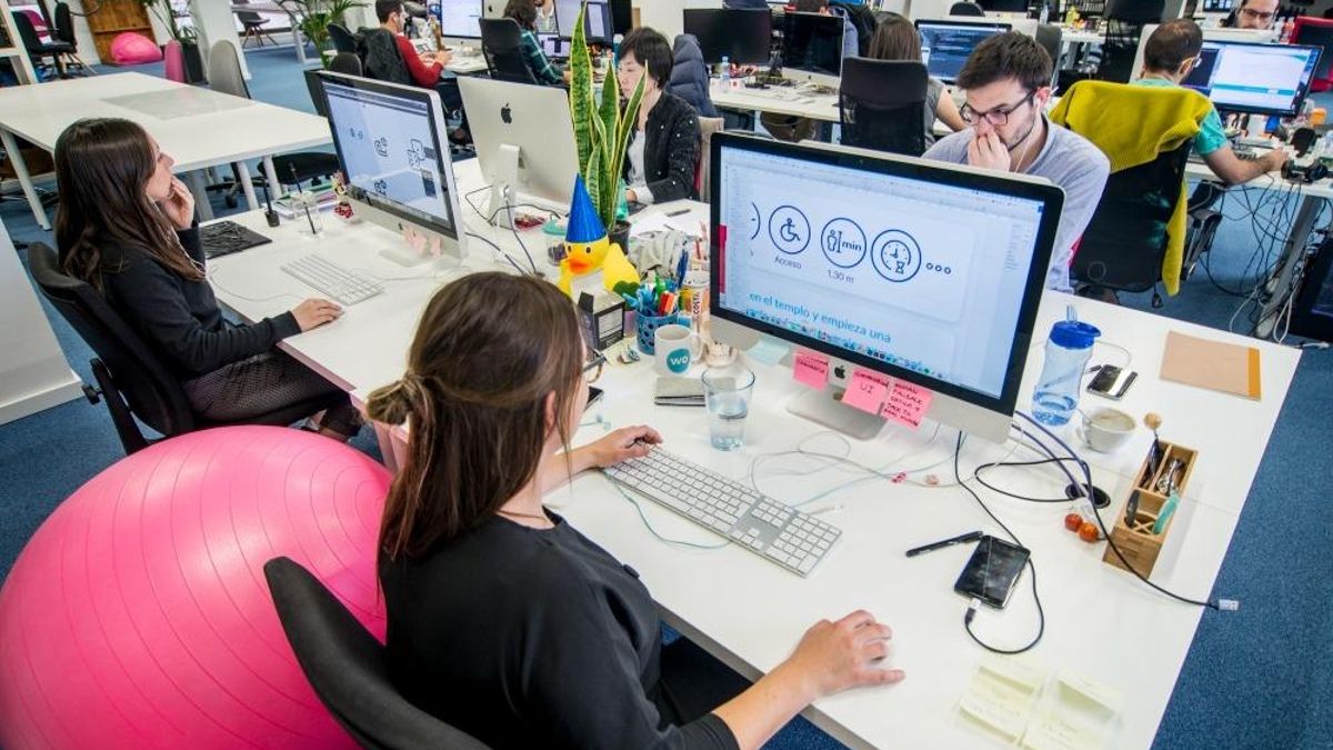 Las oficinas de una 'startup' de Barcelona, en una imagen de archivo