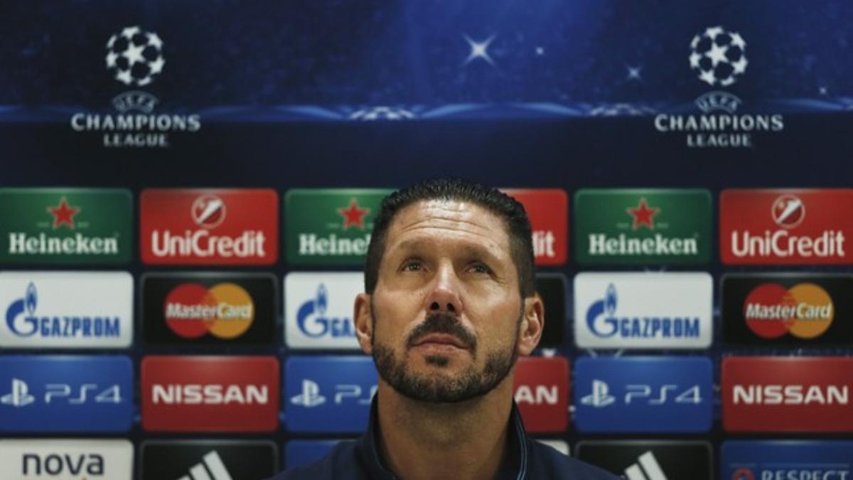 Simeone prepara el partido contra el Olimpiacos