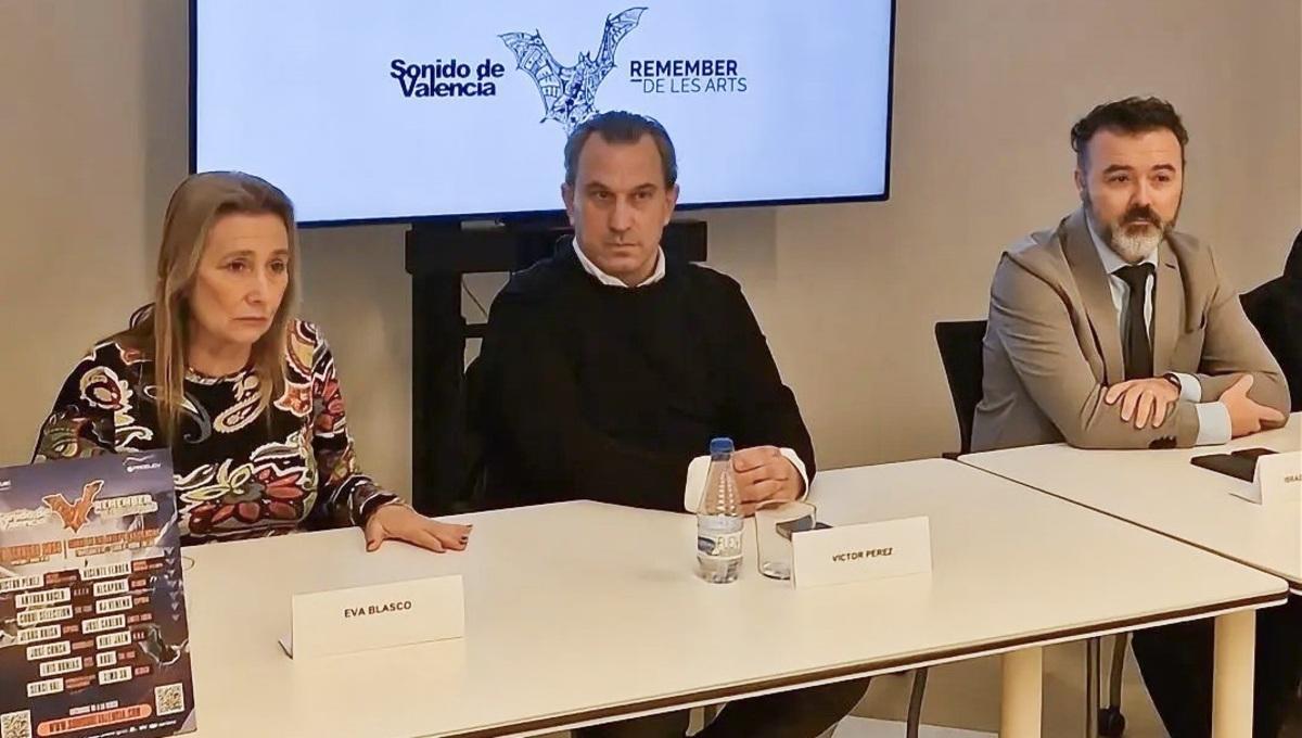 Eva Blasco, Víctor Pérez y Israel Martínez, durante la presentación.