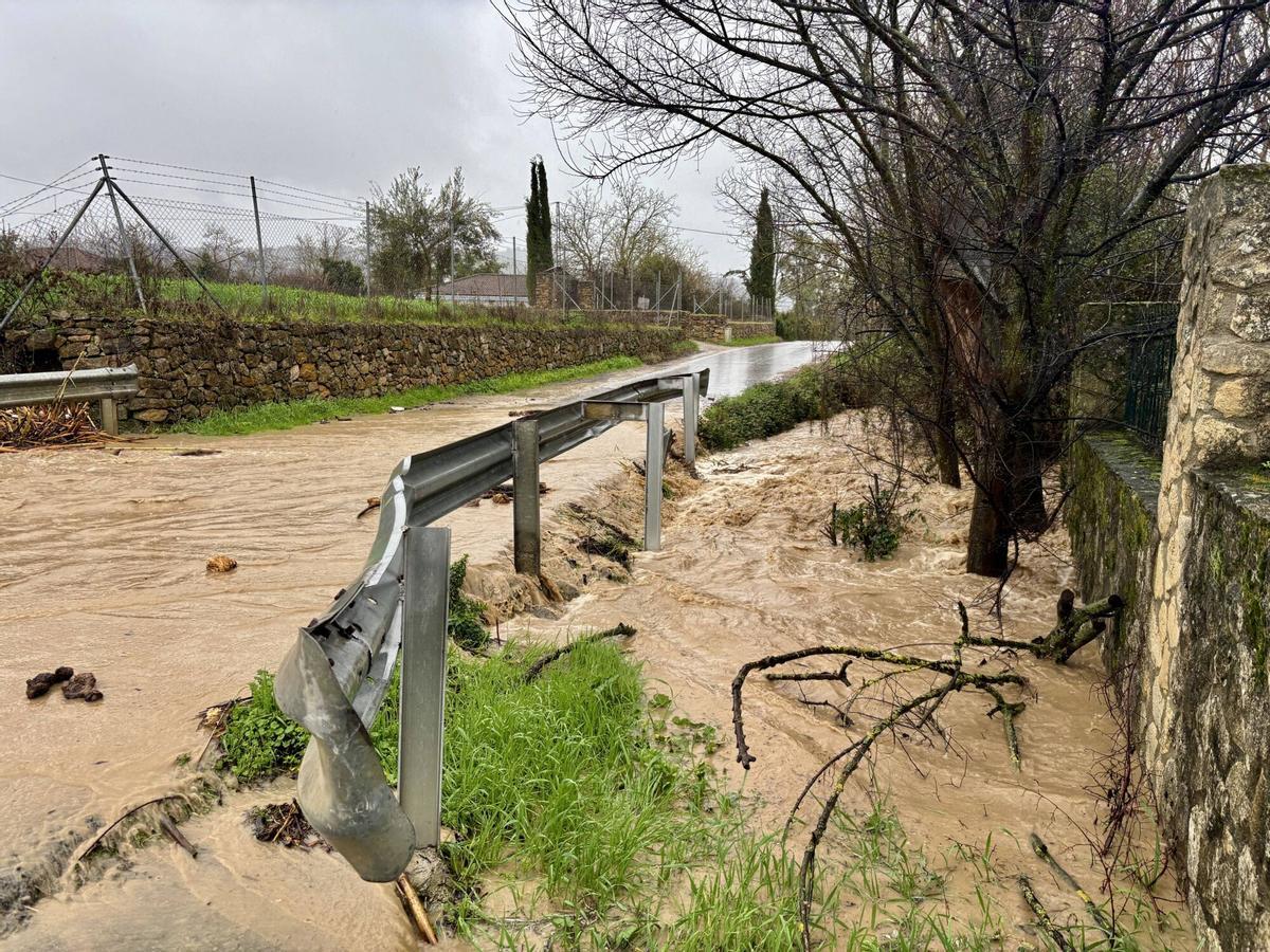Inundaciones en Ronda por el paso de la borrasca Leonardo