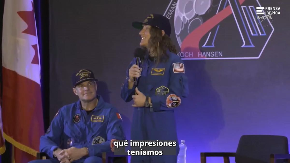 La tripulación de Artemis II recuerda su misión: "Lo único que quieres es volver con tu familia"