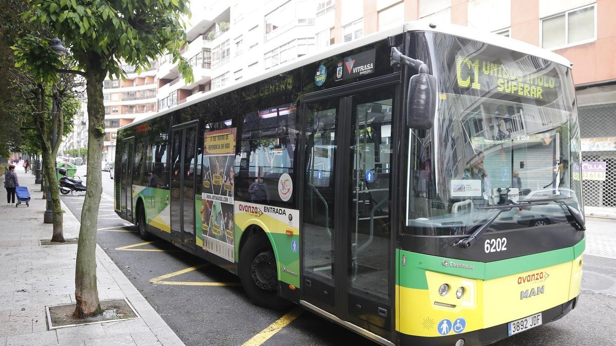 Un autobús de Vitrasa, en una imagen de archivo