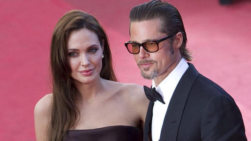 Angelina Jolie y Brad Pitt.