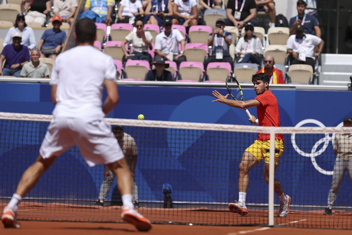 Tenis individual masculino: Roman Safiullin - Carlos Alcaraz