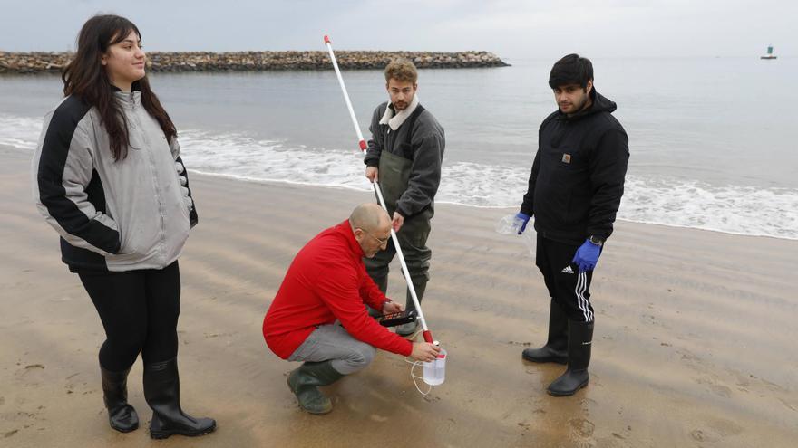 Estudiantes del IES Nº 1 controlan la calidad ambiental de las playas de la mano del Oceanográfico (en imágenes)