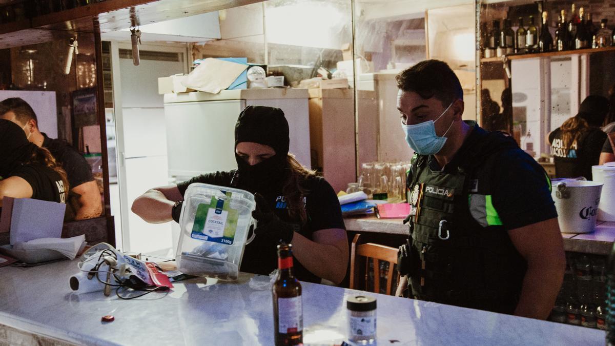Gran operación contra el tráfico de heroína en Son Gotleu