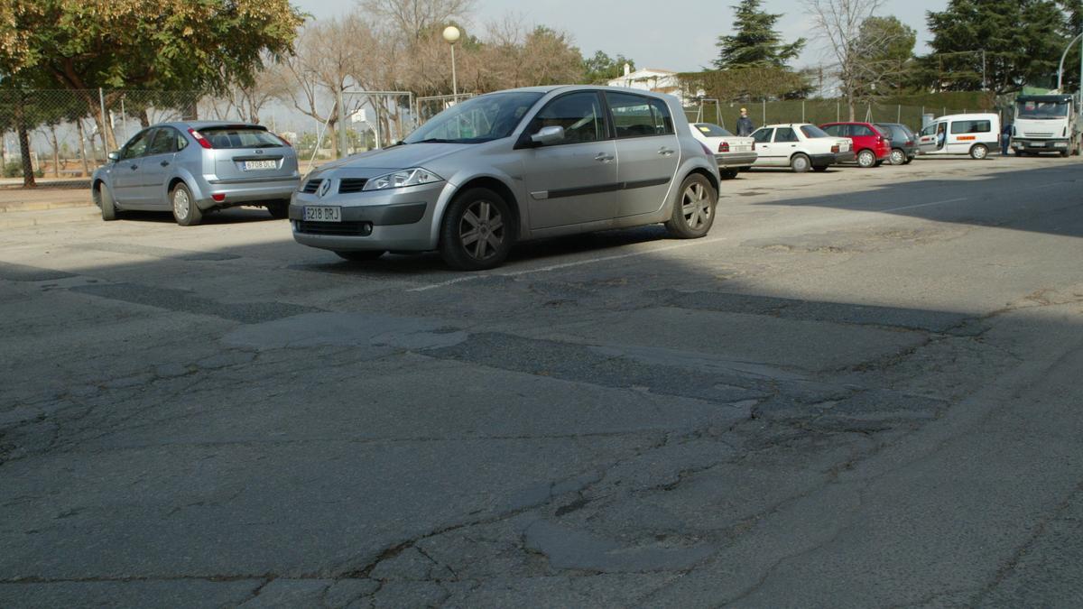 Imagen de un tramo de la Gran Vía Tárrega Monteblanco de Castelló.