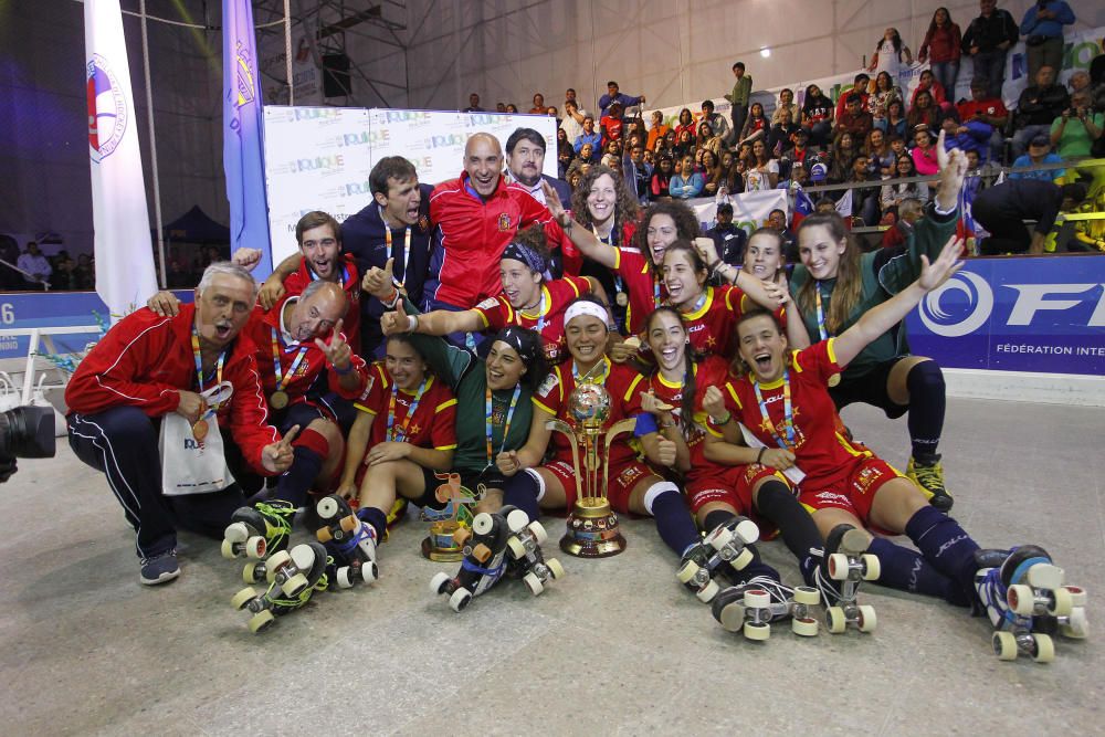 La selección española femenina de hockey sobre patines logra su quinto Mundial