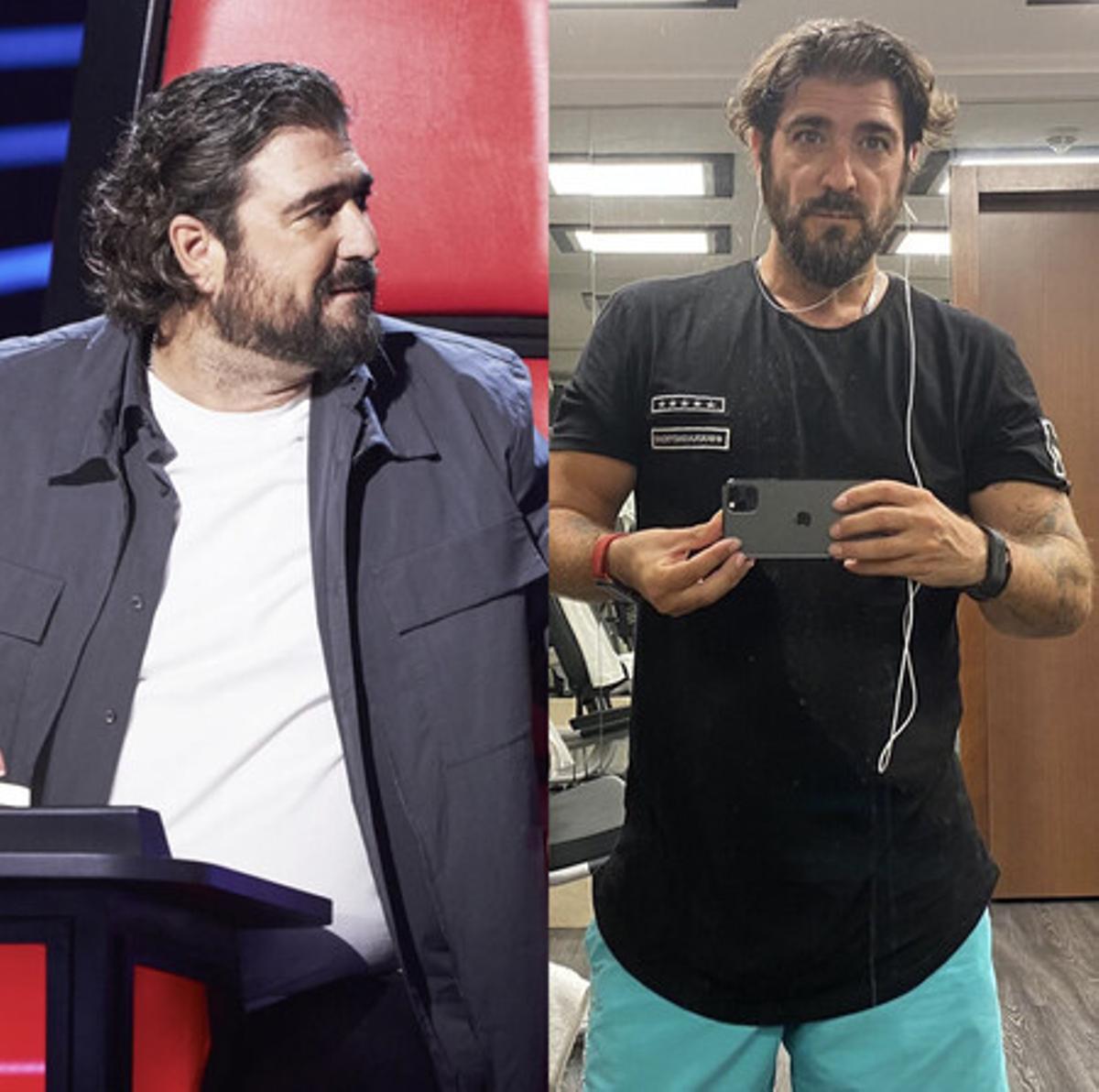 El antes y el después de Antonio Orozco.
