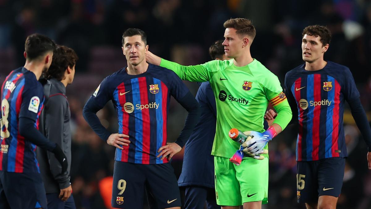 Lewandowski y Ter Stegen